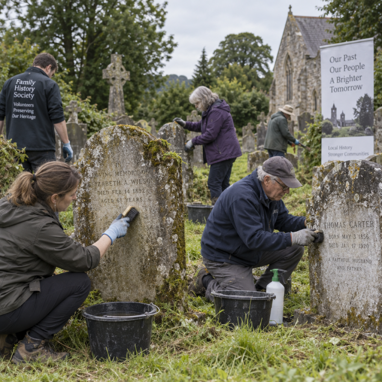 Gravestone Cleaning & Photographing